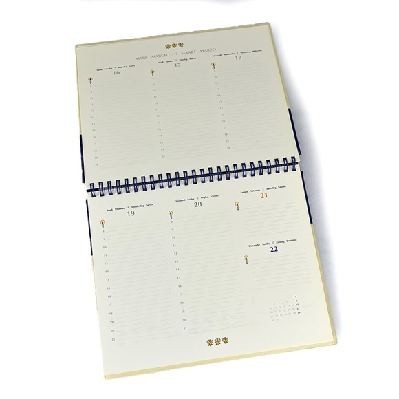 Adventures of Tintin "King Ottokar's Scepter" Spiral Bound Calendar 1998 - Picture 4 of 7